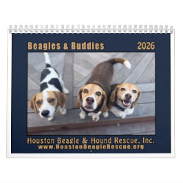 Calendario de Beagles y Amigos 2026