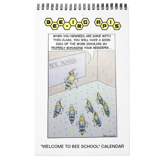 Calendario de Bee-ing Apis "Welcome to Bee School" (Tapa)