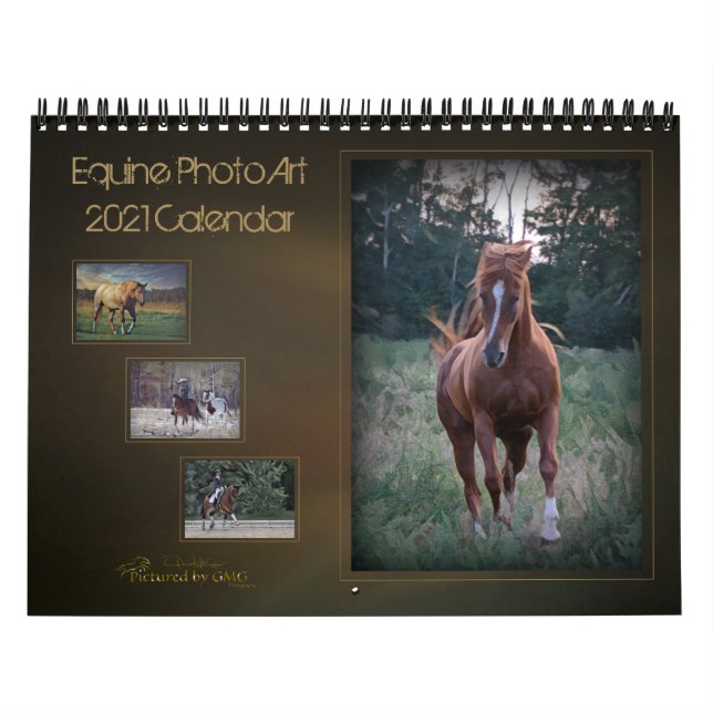 Calendario de Bellas Artes equinos 2021 (Tapa)
