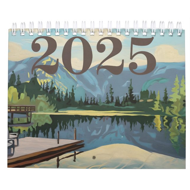 Calendario de belleza 2024: Una fusión de (arte y  (Reverso)
