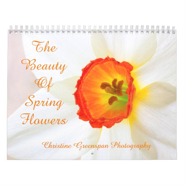 Calendario De Belleza De Las Flores De Primavera (Tapa)