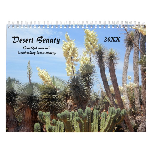 Calendario de Belleza del Desierto de 2021 (Tapa)