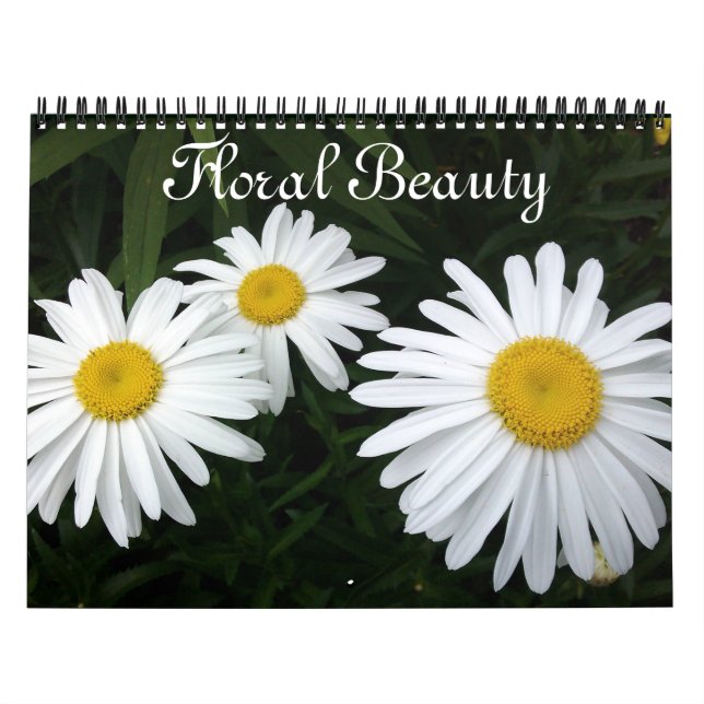 Calendario de BELLEZA FLORAL (Tapa)
