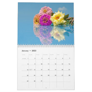 Calendario de belleza floreciente