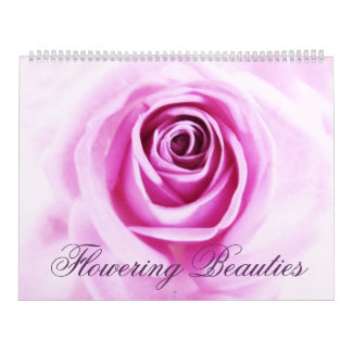 Calendario de belleza floreciente