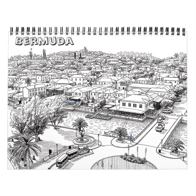 Calendario de Bermuda Colorize (Tapa)