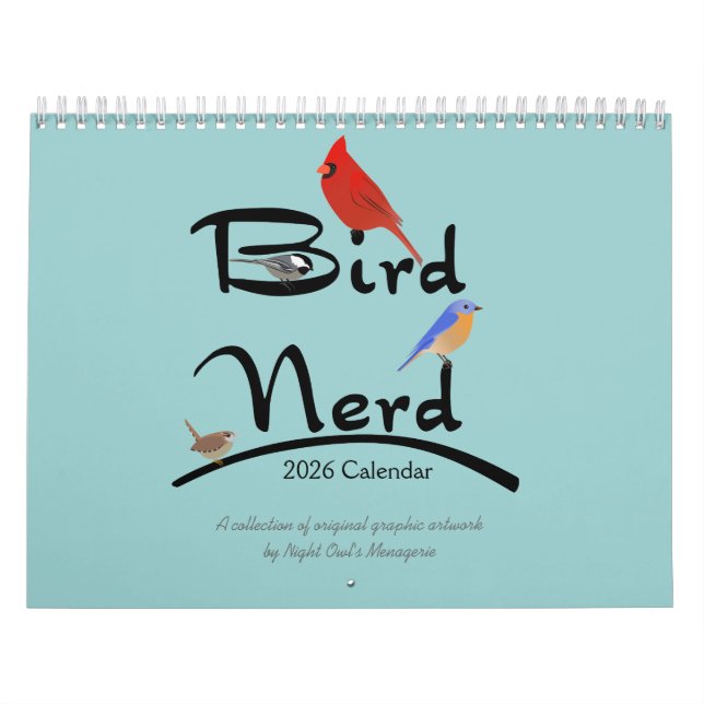 Calendario de Bird Nerd (Tapa)