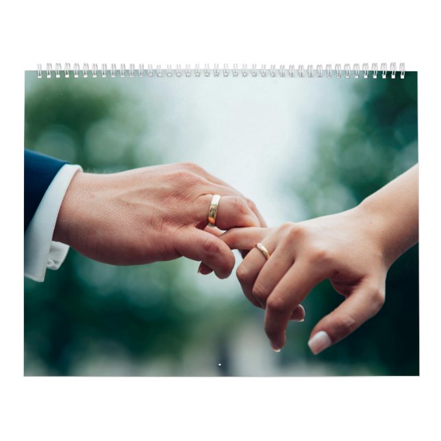 Calendario de Boda Personalizado (Tapa)