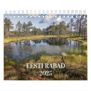 Calendario de bogs estonios Eesti Rabad 2025
