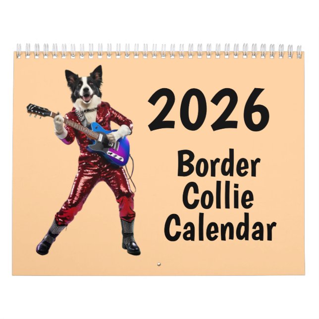 Calendario de Border Collie (Tapa)