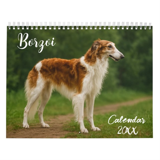 Calendario de Borzoi 2026 (Tapa)