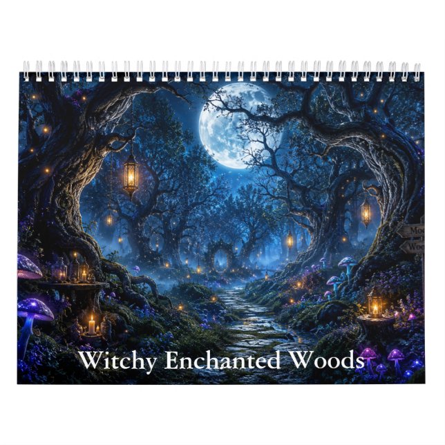 Calendario de Bosque Encantado de Brujas  (Tapa)