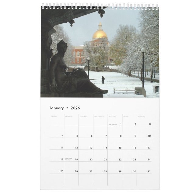 Calendario de Boston - 2012 (Jan 2026)
