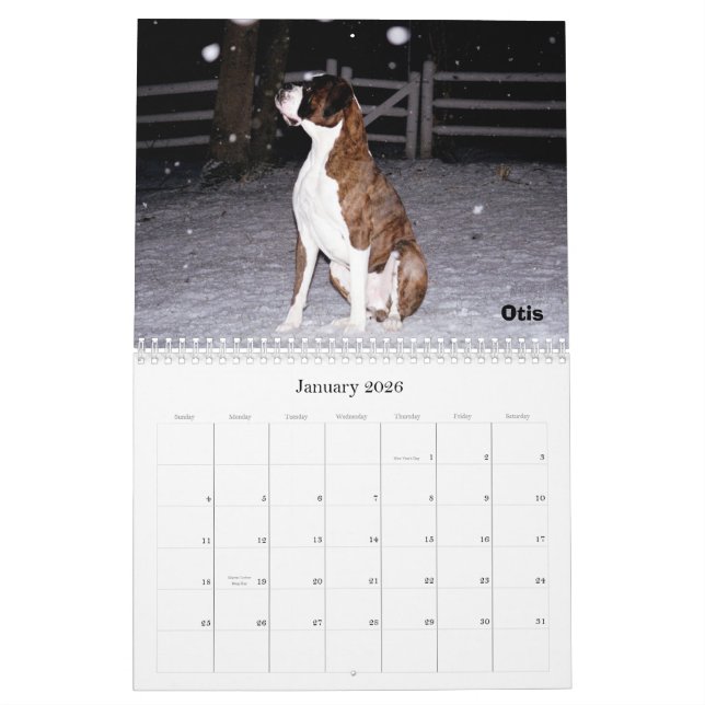 Calendario de BoxerCrazy 2009 (Jan 2026)