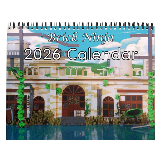 Calendario de Brick Ninja 2026 (Tapa)
