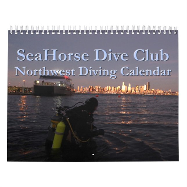 Calendario de buceo SeaHorse Northwest 2025 (Tapa)