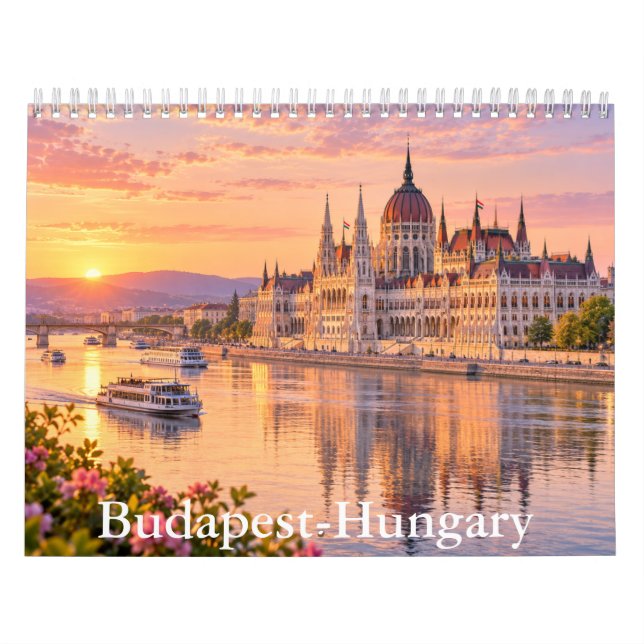 Calendario de Budapest Hungría (Tapa)