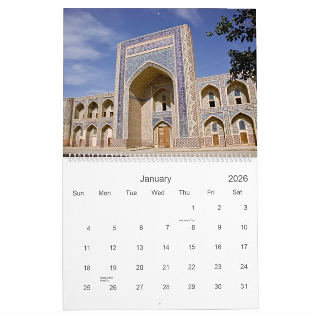Calendario de Bukhara 2011 (Jan 2026)