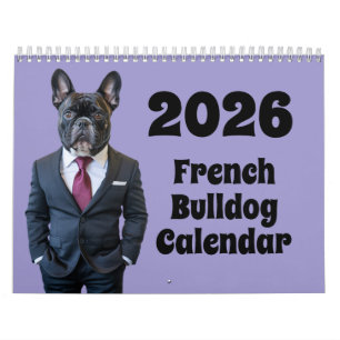 Calendario de Bulldog Francés
