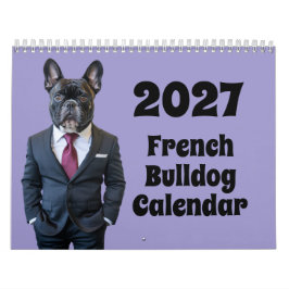 Calendario de Bulldog Francés 2027