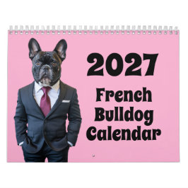 Calendario de Bulldog Francés 2027