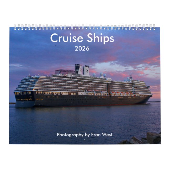 Calendario de buques de crucero 2026 (Tapa)
