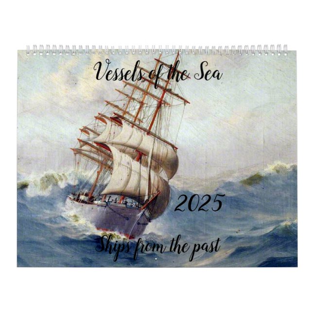 Calendario de buques de época 2025 (Tapa)