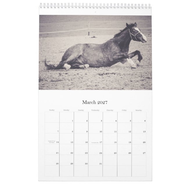 Calendario de Caballos... (Mar 2027)