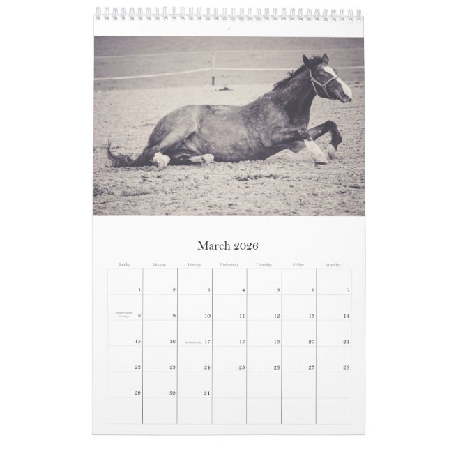 Calendario de caballos... (Mar 2026)