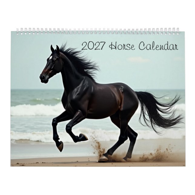 Calendario de Caballos 2027, Caballo (Tapa)