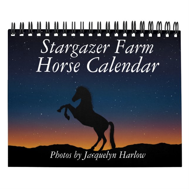 Calendario de caballos de la granja Stargazer (Tapa)