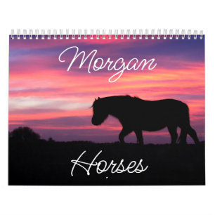 Calendario de caballos personalizado