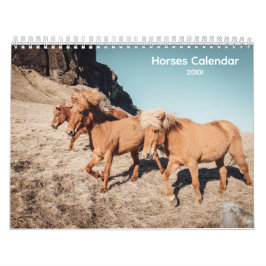 Calendario de caballos salvajes