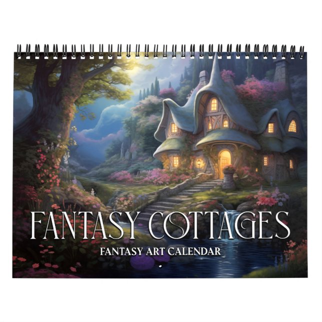 Calendario de Cabañas de Fantasía 2027 (Tapa)