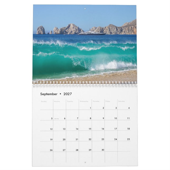 Calendario de Cabo San Lucas (Sep 2027)