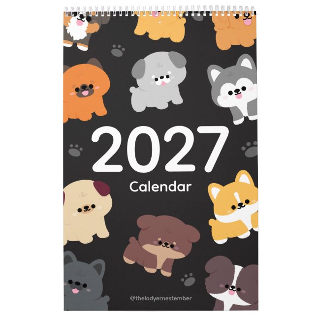 Calendario de cachorros 2027 (Tapa)