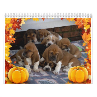 Calendario de cachorros de hound