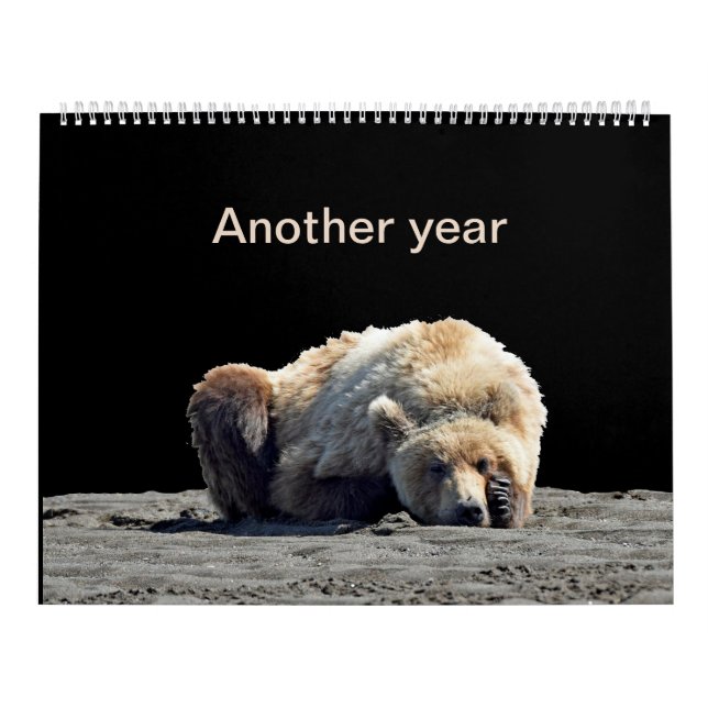 Calendario de cachorros de oso pardo (Tapa)