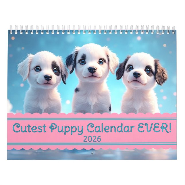 Calendario de cachorros más lindo ¡NUNCA! (Tapa)