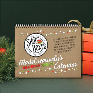 Calendario de Caja de Zapatos para Todo el Año