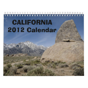 Calendario de California 2012