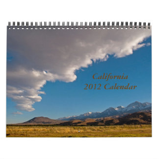 Calendario de California 2012