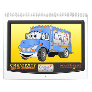 Calendario de camiones personalizado