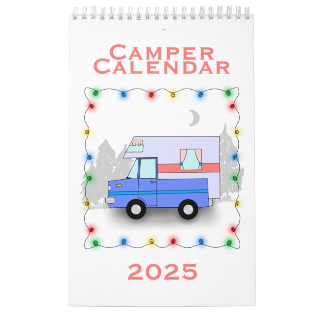 Calendario de Camper 2025 - Calendario pequeño de  (Tapa)