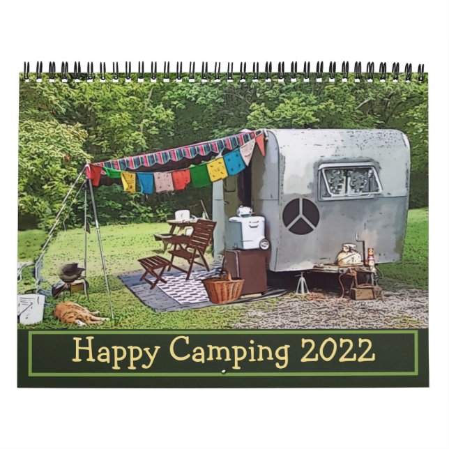 Calendario de Camping Feliz 2022 (Tapa)