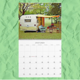 Calendario de Camping Feliz 2023 para los Campeone