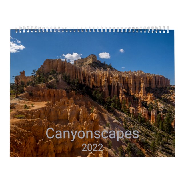 Calendario de Canyonscapes 2022 (Tapa)
