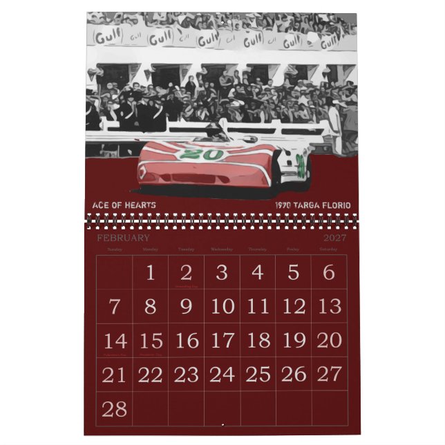 CALENDARIO DE CARRERAS DE 2021 (Feb 2027)