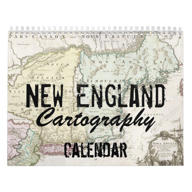 Calendario de Cartografía de Nueva Inglaterra (Tapa)
