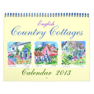 Calendario de casas de campo 2013 en inglés